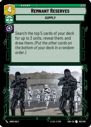 Image of Remnant Reserves (093/262) - Shadows of the Galaxy