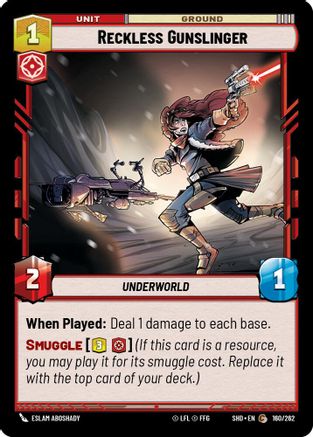 Image of Reckless Gunslinger (160/262) - Shadows of the Galaxy Foil
