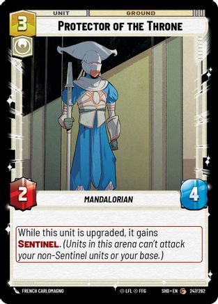 Image of Protector of the Throne (247/262) - Shadows of the Galaxy Foil