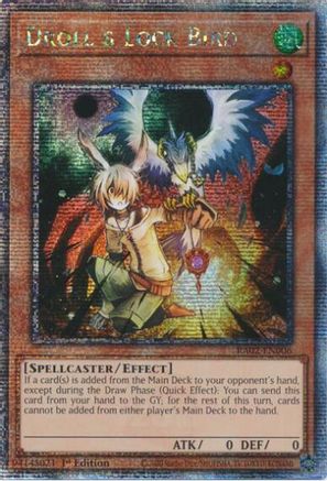 Image of Droll & Lock Bird (Quarter Century Secret Rare) (RA02-EN006) - 25th Anniversary Rarity Collection II 1st Edition