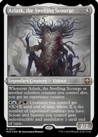 Image of Azlask, the Swelling Scourge (Foil Etched) (M3C-017) - Modern Horizons 3 Commander Foil