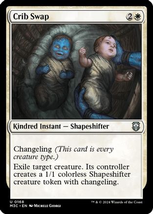 Image of Crib Swap (Ripple Foil) (M3C-168) - Modern Horizons 3 Commander Foil