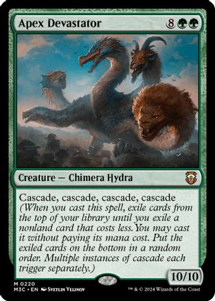 Image of Apex Devastator (Ripple Foil) (M3C-220) - Modern Horizons 3 Commander Foil