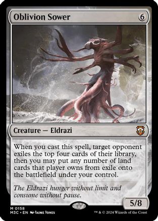 Image of Oblivion Sower (Ripple Foil) (M3C-158) - Modern Horizons 3 Commander Foil
