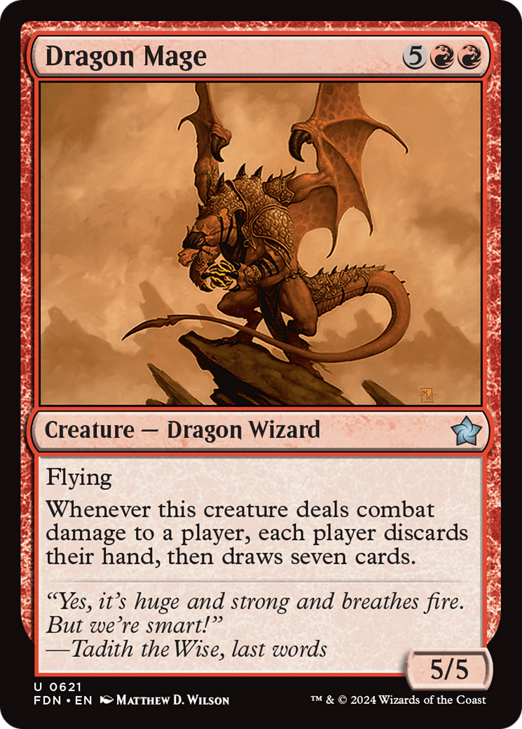 Image of Dragon Mage (FDN-621) - Foundations