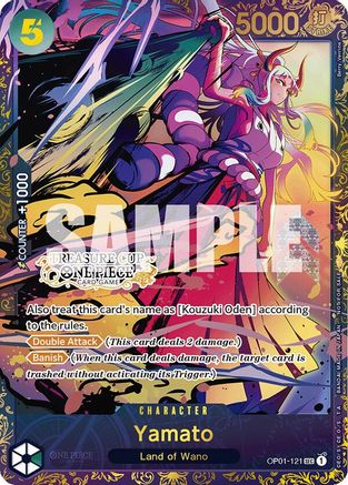 Image of Yamato (Treasure Cup) (OP01-121) - One Piece Promotion Cards Foil
