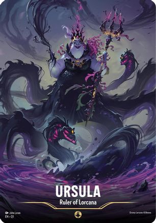 Image of Ursula - Ruler of Lorcana (Oversized)  - Illumineers Quest Deep Trouble Holofoil