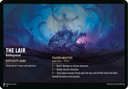 Image of The Lair // Infinite Wrath - Battleground (Oversized)  - Illumineers Quest Deep Trouble