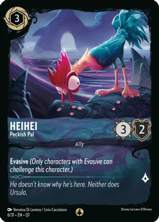 Image of HeiHei - Peckish Pal (6/31) - Illumineers Quest Deep Trouble