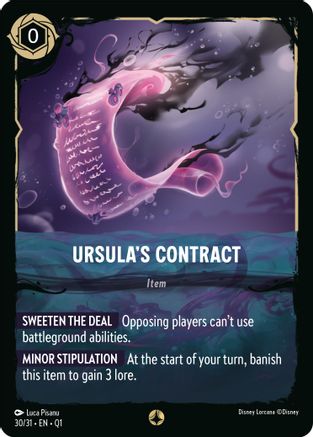 Image of Ursula's Contract (30/31) - Illumineers Quest Deep Trouble