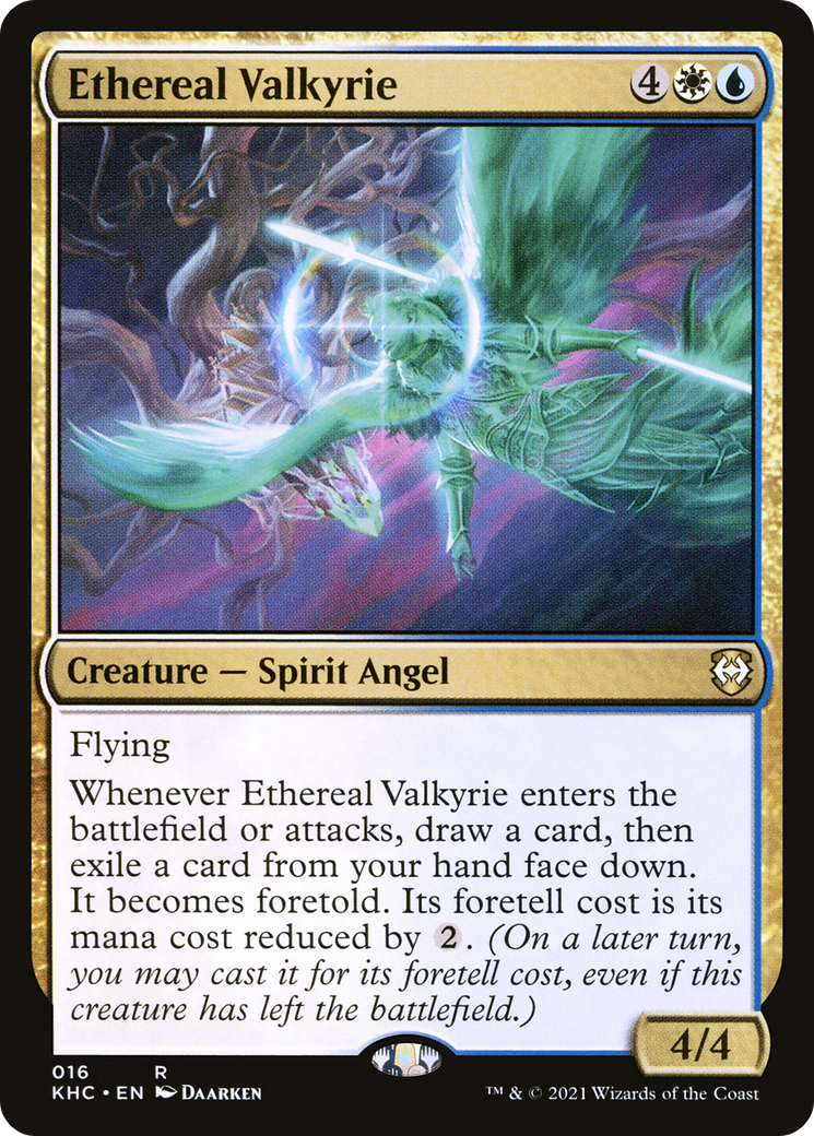 Image of Ethereal Valkyrie (KHC-016) - Kaldheim Commander