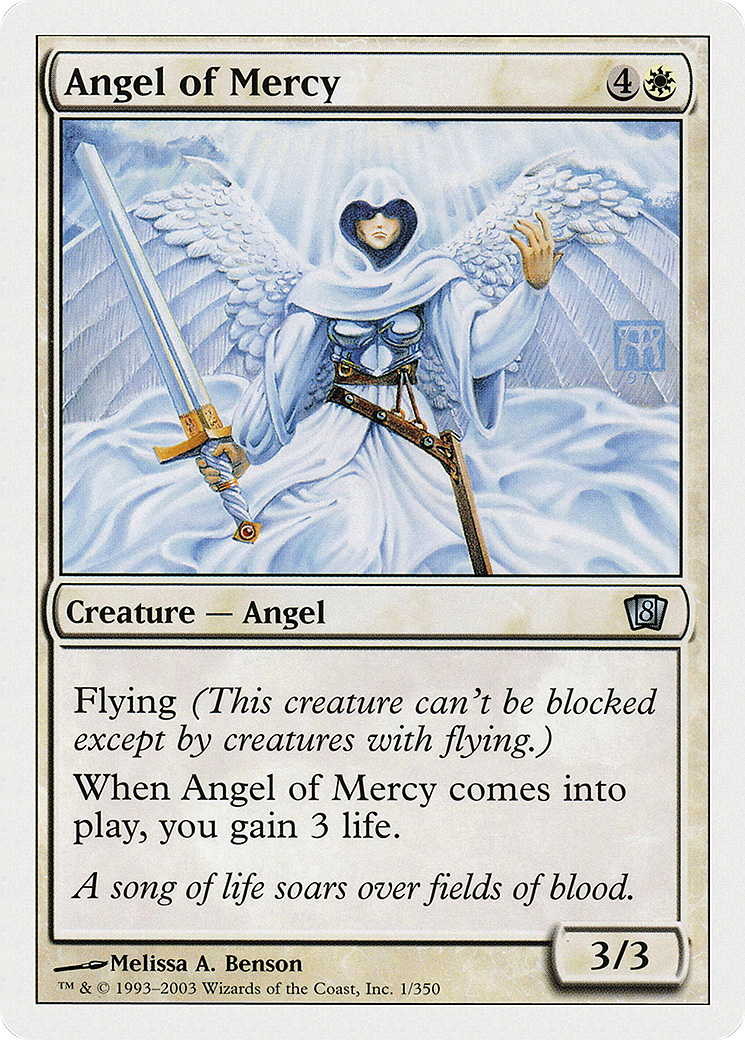 Image of Angel of Mercy (8ED-001) - 8th Edition Foil
