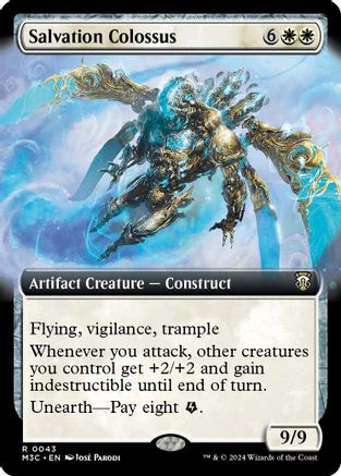 Image of Salvation Colossus (Extended Art) (Ripple Foil) (M3C-043) - Modern Horizons 3 Commander Foil