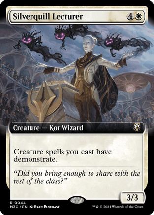 Image of Silverquill Lecturer (Extended Art) (Ripple Foil) (M3C-044) - Modern Horizons 3 Commander Foil