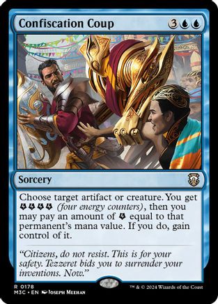 Image of Confiscation Coup (Ripple Foil) (M3C-178) - Modern Horizons 3 Commander Foil