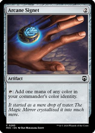 Image of Arcane Signet (Ripple Foil) (M3C-283) - Modern Horizons 3 Commander Foil