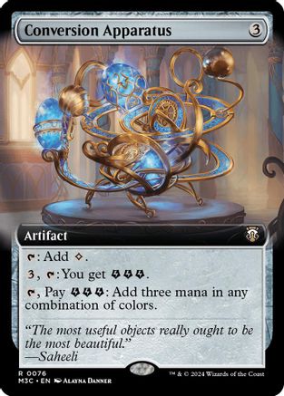 Image of Conversion Apparatus (Extended Art) (Ripple Foil) (M3C-076) - Modern Horizons 3 Commander Foil