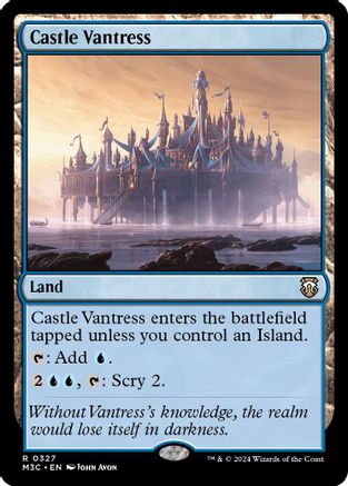 Image of Castle Vantress (Ripple Foil) (M3C-327) - Modern Horizons 3 Commander Foil