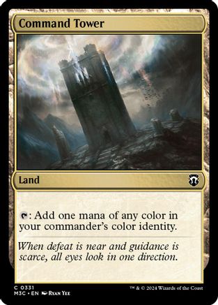 Image of Command Tower (Ripple Foil) (M3C-331) - Modern Horizons 3 Commander Foil