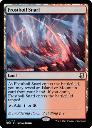 Image of Frostboil Snarl (Ripple Foil) (M3C-344) - Modern Horizons 3 Commander Foil