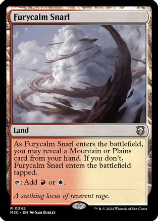 Image of Furycalm Snarl (Ripple Foil) (M3C-345) - Modern Horizons 3 Commander Foil