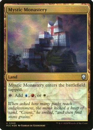 Image of Mystic Monastery (Ripple Foil) (M3C-360) - Modern Horizons 3 Commander Foil