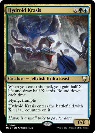 Image of Hydroid Krasis (Ripple Foil) (M3C-266) - Modern Horizons 3 Commander Foil