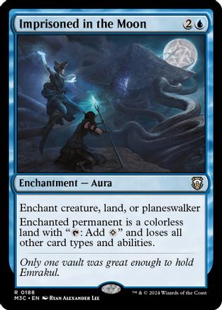 Image of Imprisoned in the Moon (Ripple Foil) (M3C-188) - Modern Horizons 3 Commander Foil