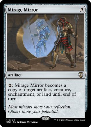 Image of Mirage Mirror (Ripple Foil) (M3C-300) - Modern Horizons 3 Commander Foil