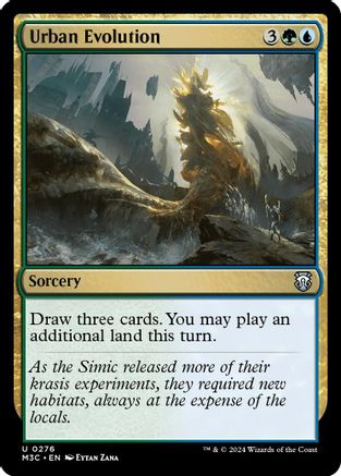 Image of Urban Evolution (Ripple Foil) (M3C-276) - Modern Horizons 3 Commander Foil
