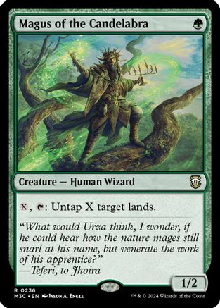 Image of Magus of the Candelabra (Ripple Foil) (M3C-236) - Modern Horizons 3 Commander Foil