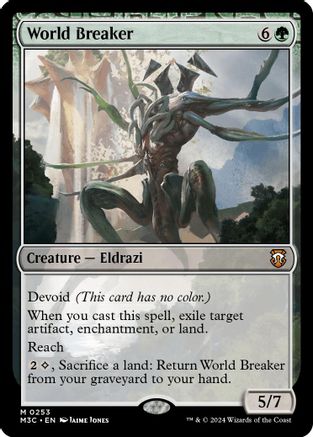 Image of World Breaker (Ripple Foil) (M3C-253) - Modern Horizons 3 Commander Foil
