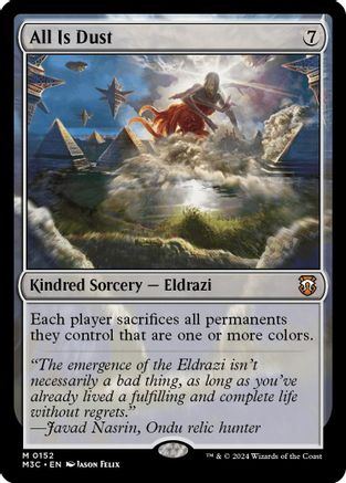 Image of All Is Dust (Ripple Foil) (M3C-152) - Modern Horizons 3 Commander Foil
