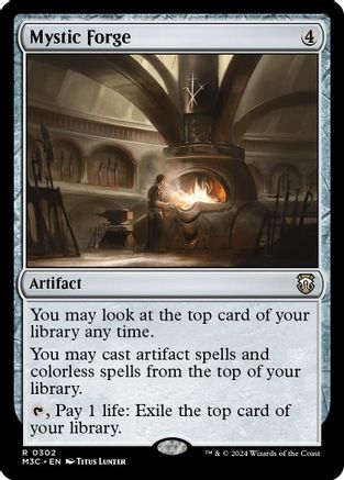 Image of Mystic Forge (Ripple Foil) (M3C-302) - Modern Horizons 3 Commander Foil