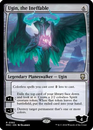 Image of Ugin, the Ineffable (Ripple Foil) (M3C-160) - Modern Horizons 3 Commander Foil
