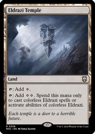 Image of Eldrazi Temple (Ripple Foil) (M3C-339) - Modern Horizons 3 Commander Foil