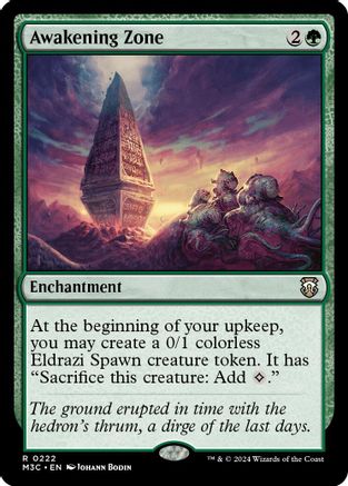 Image of Awakening Zone (Ripple Foil) (M3C-222) - Modern Horizons 3 Commander Foil
