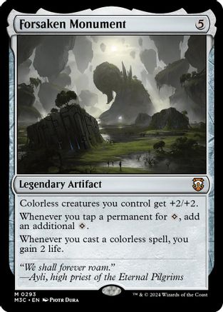 Image of Forsaken Monument (Ripple Foil) (M3C-293) - Modern Horizons 3 Commander Foil