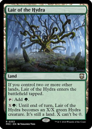 Image of Lair of the Hydra (Ripple Foil) (M3C-353) - Modern Horizons 3 Commander Foil