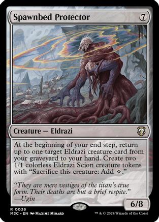 Image of Spawnbed Protector (Ripple Foil) (M3C-036) - Modern Horizons 3 Commander Foil