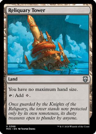 Image of Reliquary Tower (Ripple Foil) (M3C-368) - Modern Horizons 3 Commander Foil