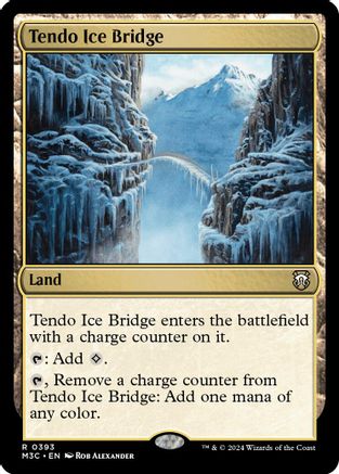 Image of Tendo Ice Bridge (Ripple Foil) (M3C-393) - Modern Horizons 3 Commander Foil