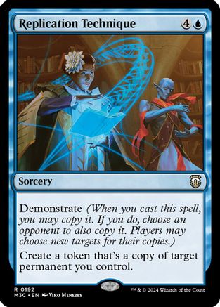 Image of Replication Technique (Ripple Foil) (M3C-192) - Modern Horizons 3 Commander Foil