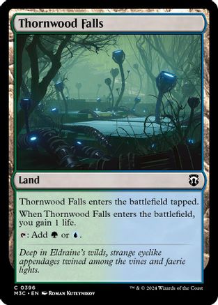 Image of Thornwood Falls (Ripple Foil) (M3C-396) - Modern Horizons 3 Commander Foil