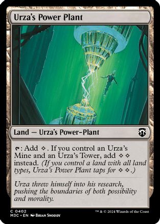 Image of Urza's Power Plant (Ripple Foil) (M3C-402) - Modern Horizons 3 Commander Foil