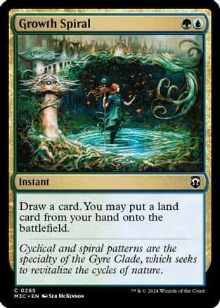 Image of Growth Spiral (Ripple Foil) (M3C-265) - Modern Horizons 3 Commander Foil