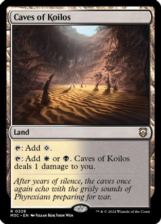 Image of Caves of Koilos (Ripple Foil) (M3C-328) - Modern Horizons 3 Commander Foil