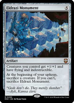 Image of Eldrazi Monument (Ripple Foil) (M3C-290) - Modern Horizons 3 Commander Foil