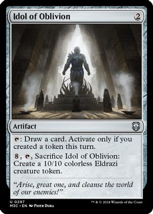 Image of Idol of Oblivion (Ripple Foil) (M3C-297) - Modern Horizons 3 Commander Foil