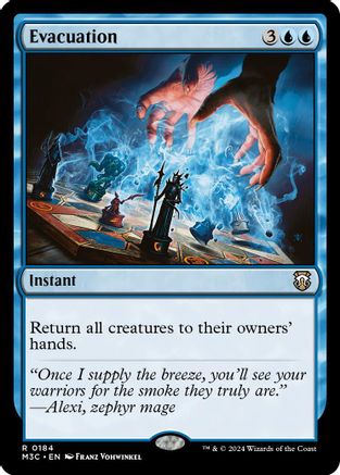 Image of Evacuation (Ripple Foil) (M3C-184) - Modern Horizons 3 Commander Foil